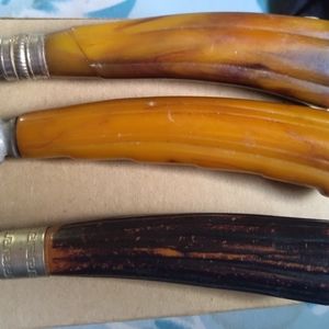 Bakelite Handled Sheffield England Stainless Steel Blade Carving Knives